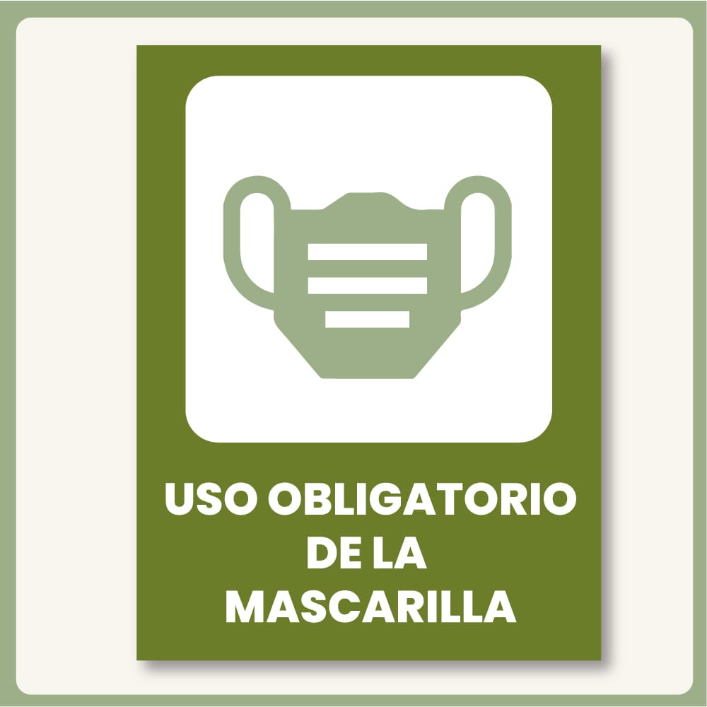Uso obligatorio de mascarilla - Covid 19