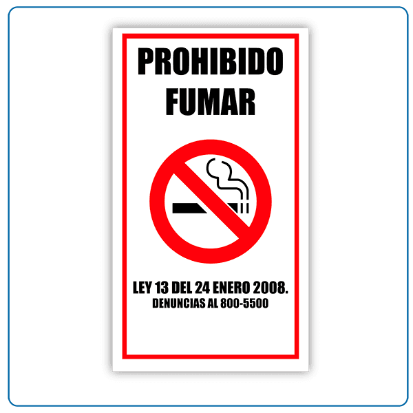 Ley prohibido fumar