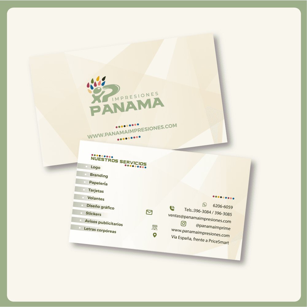 Tarjetas de presentación 3,5"x2"