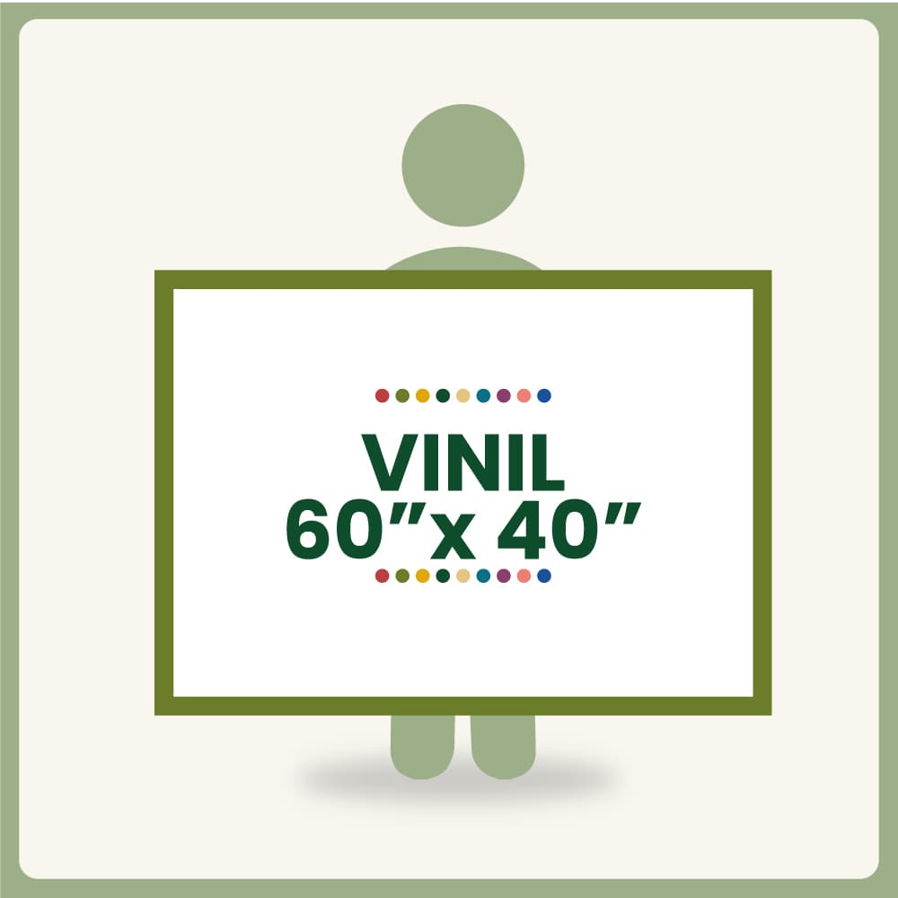 Vinil 60"x40"