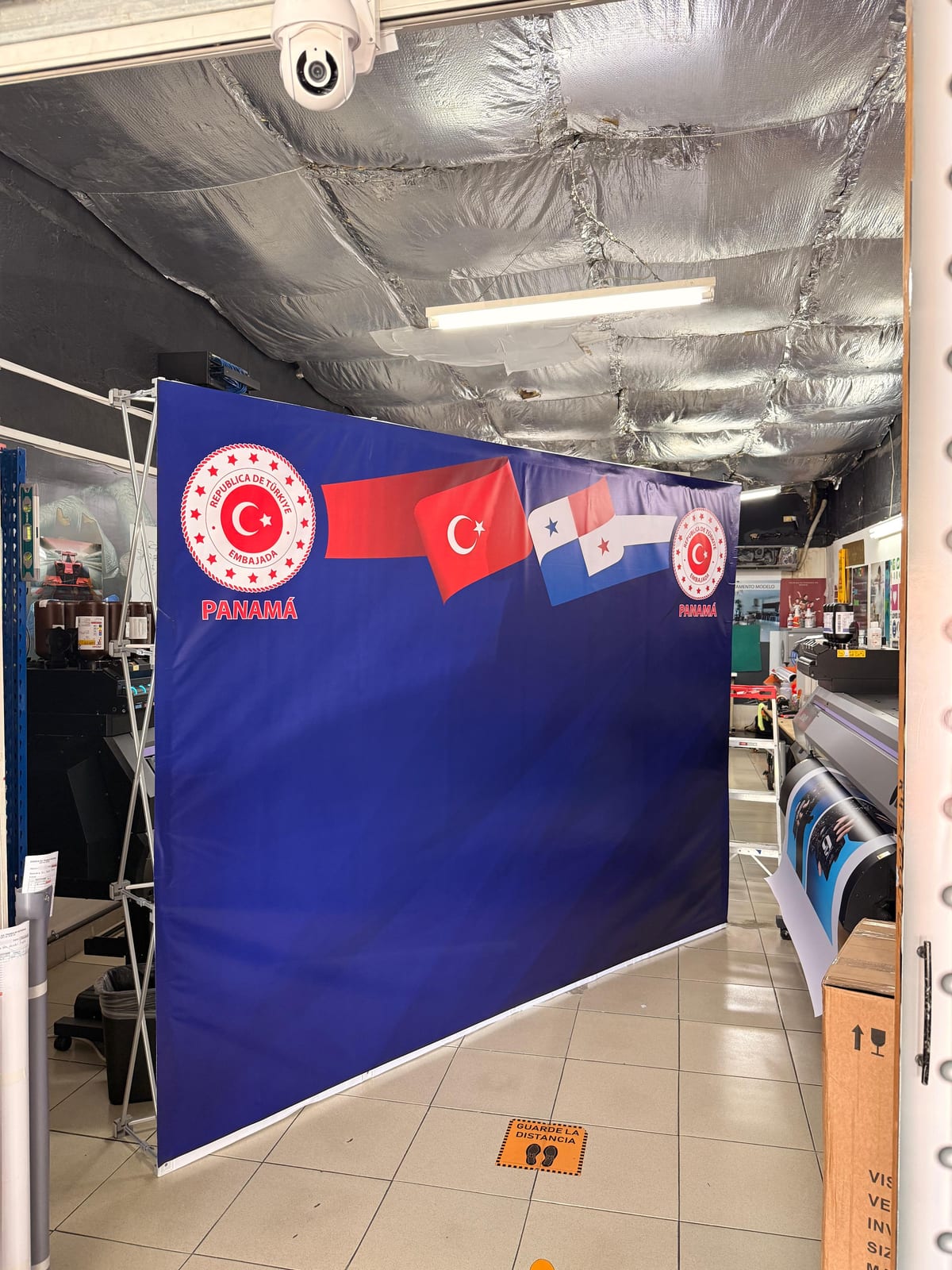 Backing para la Embajada de Turquía