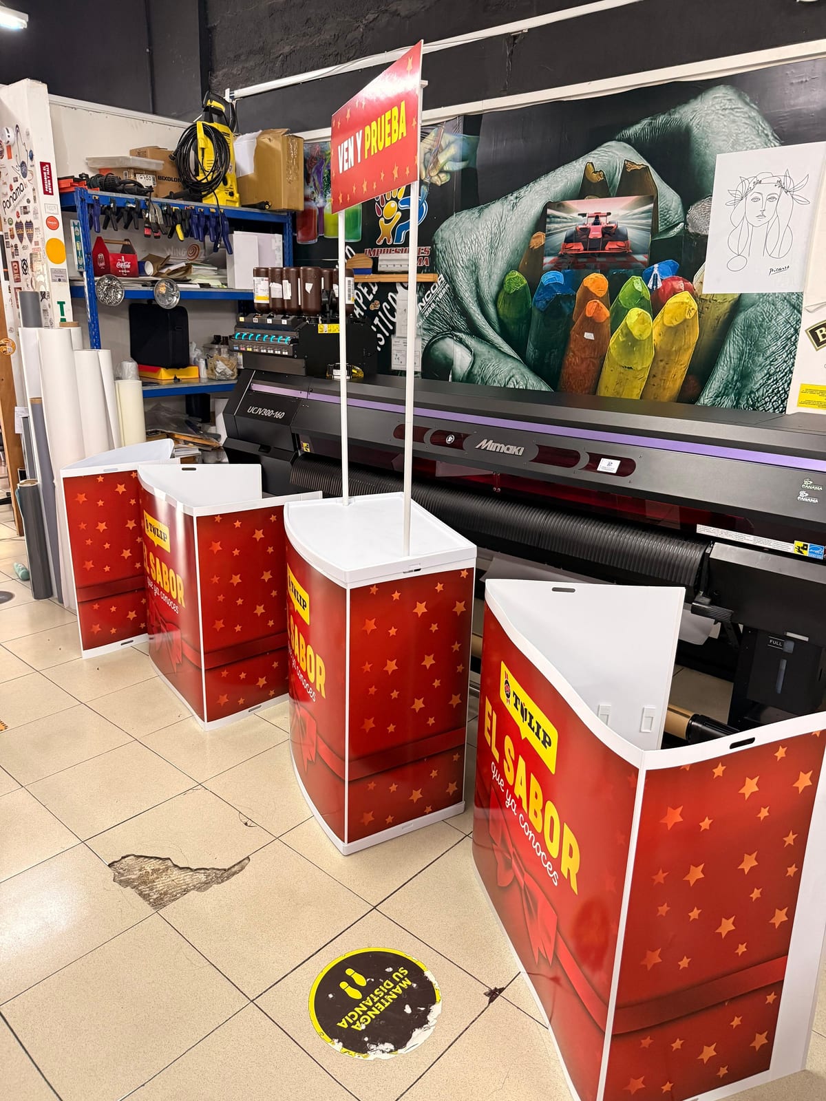 Stands de degustación para Tulip