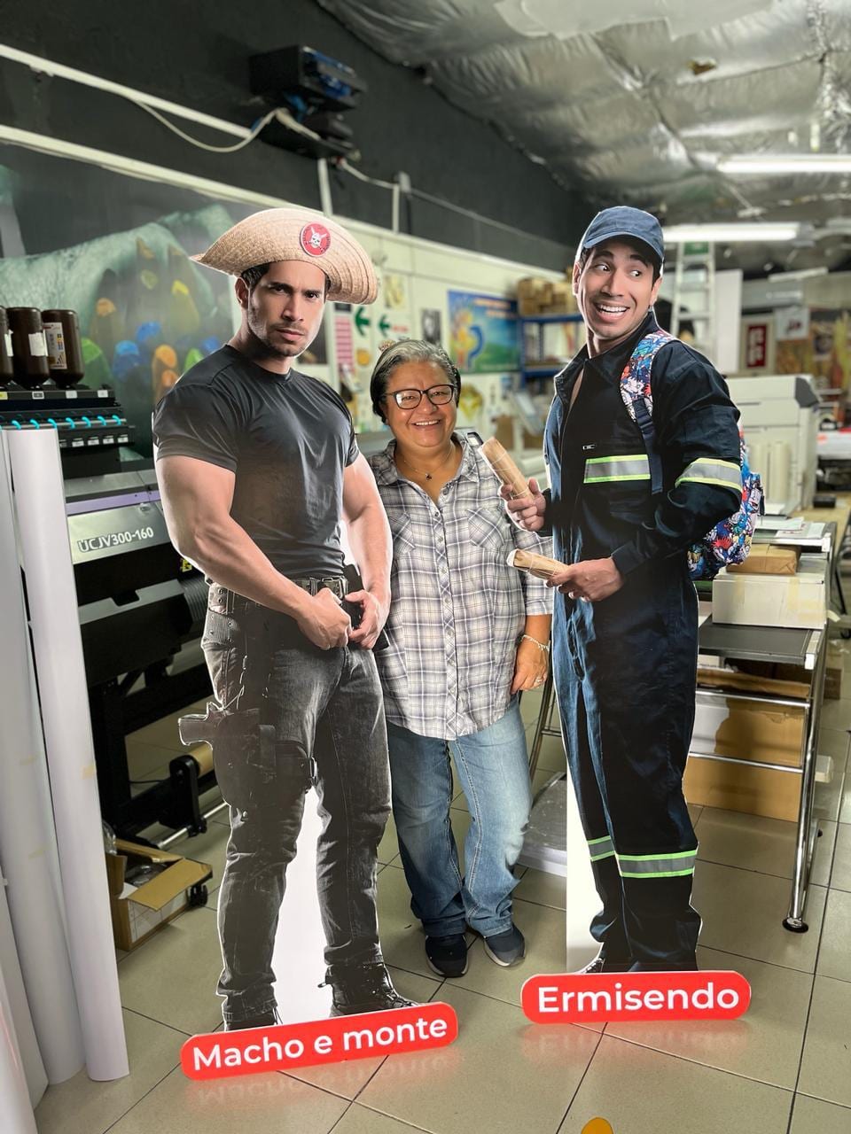 Vinil más foamboard para cartelera de películas